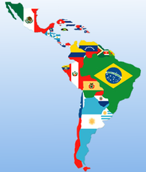 Latin American Flags Background Png